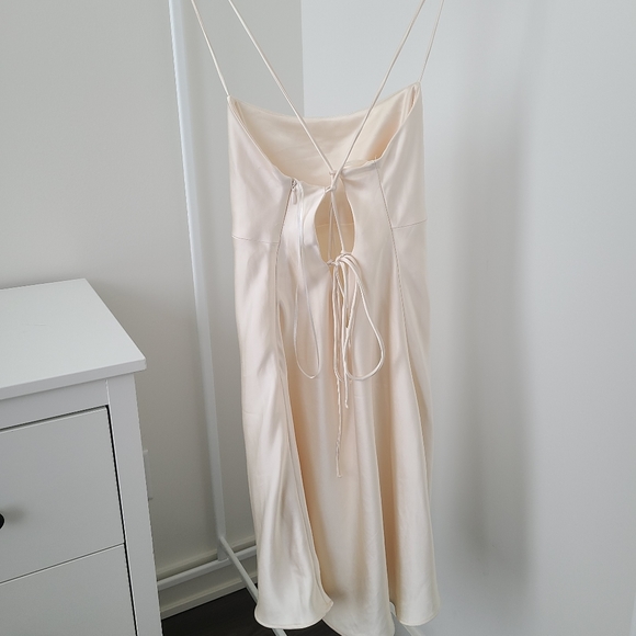 ZARA Satin Effect Dress - Picture 6 of 8